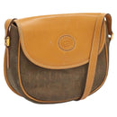 GUCCI Shoulder Bag Canvas Leather Beige 007 261 0074 Auth BA1953-1