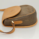 GUCCI Shoulder Bag Canvas Leather Beige 007 261 0074 Auth BA1953-4