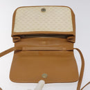 GUCCI Micro GG Supreme Shoulder Bag PVC White Gold Auth BA1955-10