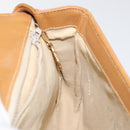 GUCCI Micro GG Supreme Shoulder Bag PVC White Gold Auth BA1955-19