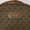 GUCCI Micro GG Supreme Shoulder Bag PVC Beige Auth BA1956-17