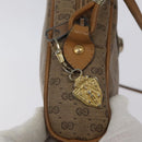 GUCCI Micro GG Supreme Shoulder Bag PVC Beige Auth BA1956-10