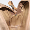 GUCCI Micro GG Supreme Shoulder Bag PVC Beige Auth BA1956-19