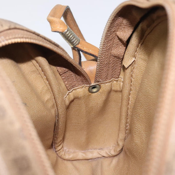 GUCCI Micro GG Supreme Shoulder Bag PVC Beige Auth BA1956