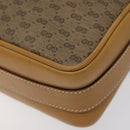 GUCCI Micro GG Supreme Shoulder Bag PVC Beige Gold 001 067 1281 Auth BA1957-8