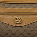 GUCCI Micro GG Supreme Shoulder Bag PVC Beige Gold 001 067 1281 Auth BA1957-18