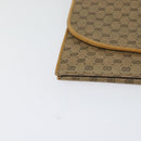 GUCCI Micro GG Supreme Shoulder Bag PVC Beige Gold Auth BA1958-9