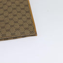 GUCCI Micro GG Supreme Shoulder Bag PVC Beige Gold Auth BA1958-16