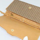 GUCCI Micro GG Supreme Shoulder Bag PVC Beige Gold Auth BA1958-10
