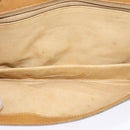 GUCCI Micro GG Supreme Shoulder Bag PVC Beige Gold Auth BA1958-11