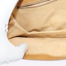 GUCCI Micro GG Supreme Shoulder Bag PVC Beige Gold Auth BA1958-20