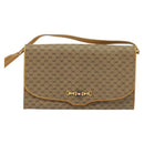 GUCCI Micro GG Supreme Shoulder Bag PVC Beige Gold Auth BA1958-13