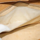 GUCCI Micro GG Supreme Shoulder Bag PVC Beige Gold Auth BA1958-21