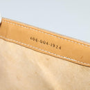 GUCCI Micro GG Supreme Shoulder Bag PVC Beige Gold Auth BA1958-12