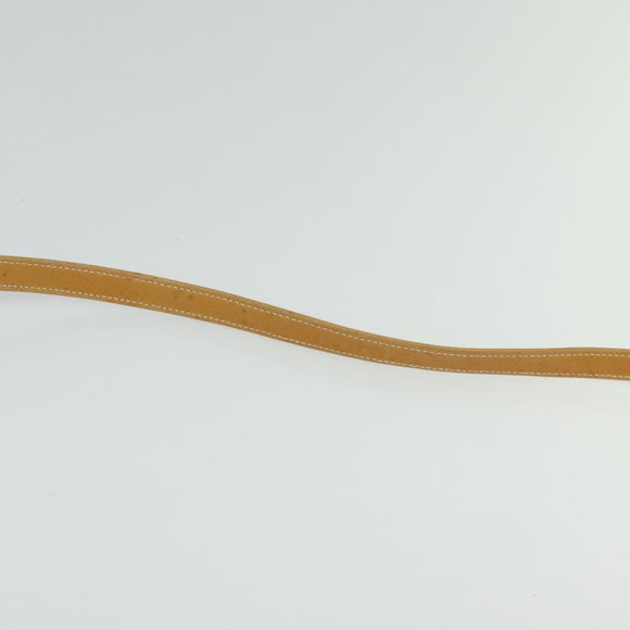 GUCCI Micro GG Supreme Shoulder Bag PVC Beige Gold Auth BA1958