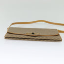 GUCCI Micro GG Supreme Shoulder Bag PVC Beige Gold Auth BA1958-5