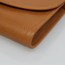 Christian Dior Shoulder Bag Leather Beige Auth BA196-9