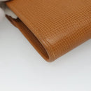 Christian Dior Shoulder Bag Leather Beige Auth BA196-16