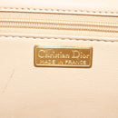 Christian Dior Shoulder Bag Leather Beige Auth BA196-11