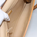 Christian Dior Shoulder Bag Leather Beige Auth BA196-12