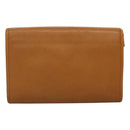 Christian Dior Shoulder Bag Leather Beige Auth BA196-2