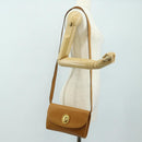 Christian Dior Shoulder Bag Leather Beige Auth BA196-25