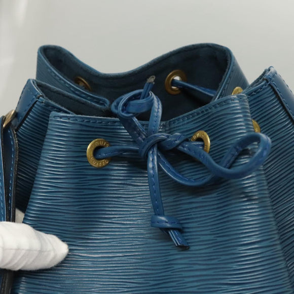 LOUIS VUITTON Epi Noe Shoulder Bag Toledo Blue M44005 LV Auth BA1968