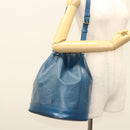 LOUIS VUITTON Epi Noe Shoulder Bag Toledo Blue M44005 LV Auth BA1968-21