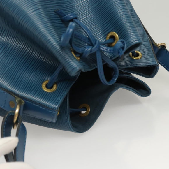 LOUIS VUITTON Epi Noe Shoulder Bag Toledo Blue M44005 LV Auth BA1968