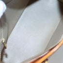 LOUIS VUITTON Monogram Vernis Houston Hand Bag Beige M91004 LV Auth BA1969-16