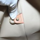 LOUIS VUITTON Monogram Vernis Houston Hand Bag Beige M91004 LV Auth BA1969-20