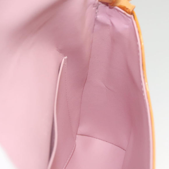 LOUIS VUITTON Vernis Thompson Street Bag Marshmallow Pink M91070 LV Auth BA1971