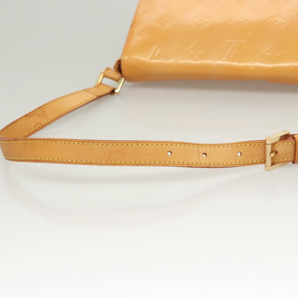 LOUIS VUITTON Vernis Thompson Street Bag Marshmallow Pink M91070 LV Auth BA1971