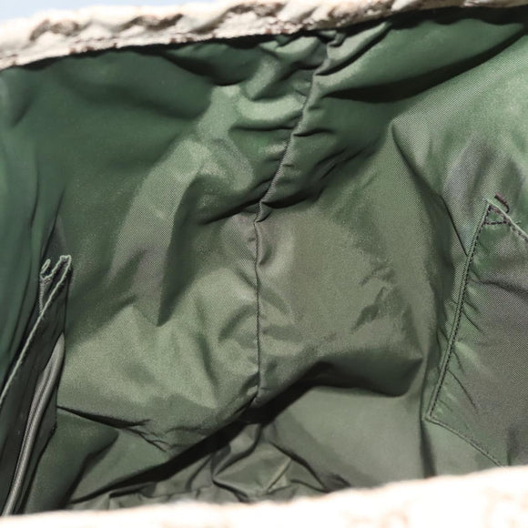 GUCCI GG Canvas Sherry Line Tote Bag Beige Red 189669 Auth BA1983