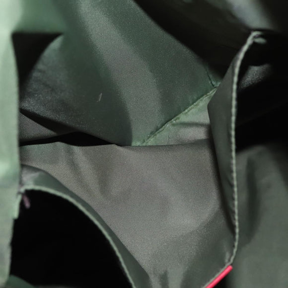 GUCCI GG Canvas Sherry Line Tote Bag Beige Red 189669 Auth BA1983