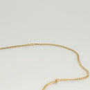 Christian Dior Honeycomb Canvas Chain Shoulder Bag PVC Beige Gold Auth BA1990-8