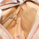 CELINE Macadam Canvas Shoulder Bag Beige Gold Auth BA1996-18