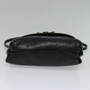 Chloe Lily Hand Bag Leather 2way Black Auth BA2001-5