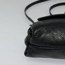 Chloe Lily Hand Bag Leather 2way Black Auth BA2001-9