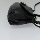 Chloe Lily Hand Bag Leather 2way Black Auth BA2001-4