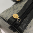 GUCCI Micro GG Supreme Sherry Line Bag PVC Navy Gold Red 40 02 007 Auth BA2011-15