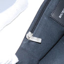BURBERRY Shoulder Bag Leather White Silver Auth BA2015-21