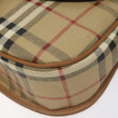 Burberrys Nova Check Shoulder Bag PVC Beige Gold Auth BA2017-14