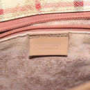 Burberrys Nova Check Shoulder Bag PVC Beige Gold Auth BA2017-18