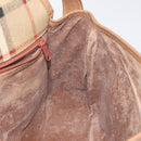 Burberrys Nova Check Shoulder Bag PVC Beige Gold Auth BA2017-19