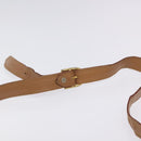 Burberrys Nova Check Shoulder Bag PVC Beige Gold Auth BA2017-8