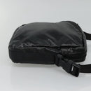 CHANEL Sports COCO Mark Shoulder Bag Coated Canvas Black CC Auth BA202-3