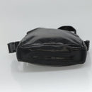 CHANEL Sports COCO Mark Schoudertas Gecoat Canvas Zwart CC Auth BA202-5
