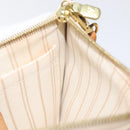 LOUIS VUITTON Damier Azur Neverfull PM Pouch Accessory Pouch LV Auth BA2020-16