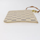 LOUIS VUITTON Damier Azur Neverfull PM Pouch Accessory Pouch LV Auth BA2020-4